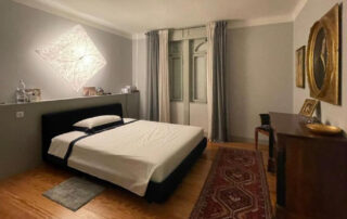 Schlafzimmer 4 in der historischen Villa Lucia in Gardone